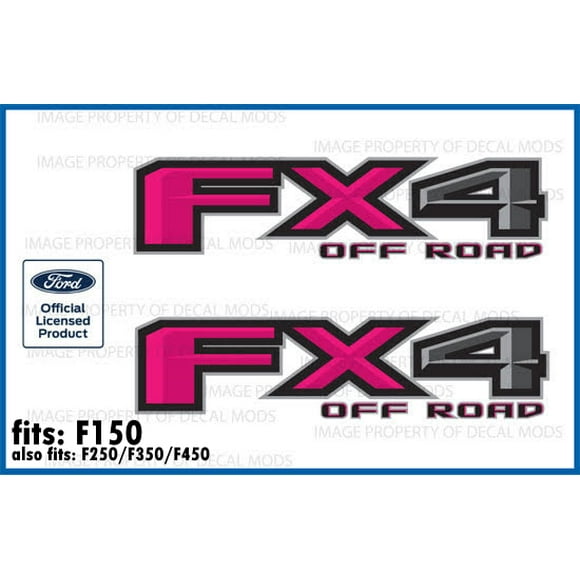 Super Duty F250 F350 F450 1997-2010 TiresFX Ford FX4 Off Road Decals Stickers 